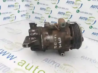 Peça sobressalente para automóvel em segunda mão compressor de ar condicionado a/a a/c por fiat doblo dynamic referências oem iam 1925f  