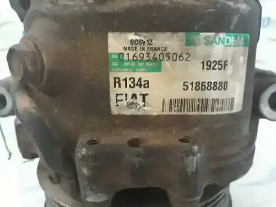 Peça sobressalente para automóvel em segunda mão compressor de ar condicionado a/a a/c por fiat doblo dynamic referências oem iam 1925f  