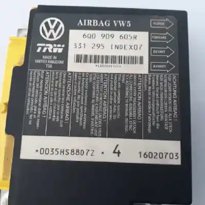 Second-hand car spare part airbag control unit for seat ibiza (6l1) fórmula sport oem iam references 6q0909605r