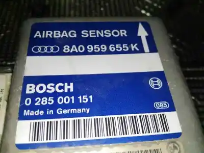 Second-hand car spare part airbag control unit for audi a8 (d2) 4.2 quattro oem iam references 8a0959655k 0285001151 8a0959655k