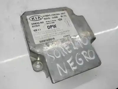 Peça sobressalente para automóvel em segunda mão centralina de airbag por kia sorento 2.5 crdi active referências oem iam 959103e050