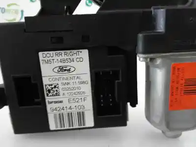 Second-hand car spare part rear right window motor for ford kuga (cbv) titanium oem iam references 7m5t14b534cd
