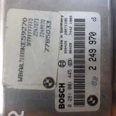 Second-hand car spare part ECU ENGINE CONTROL for BMW SERIE 3 COMPACT (E46)  OEM IAM references 0281001445  2249970