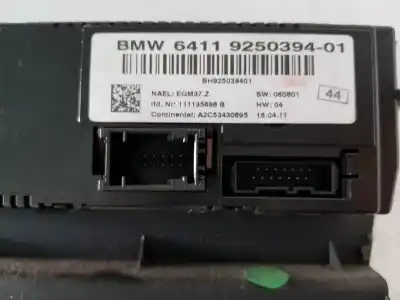 Peça sobressalente para automóvel em segunda mão comando de sofagem (chauffage / ar condicionado) por bmw x1 (e84) xdrive 18d referências oem iam 6411925039401  