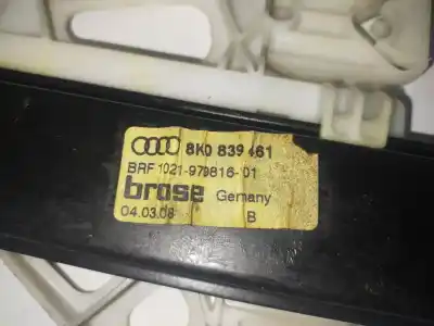 Peça sobressalente para automóvel em segunda mão elevador de vidros traseiro esquerdo por audi a4 berlina (b8) básico referências oem iam 8k0839461