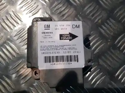 Second-hand car spare part AIRBAG CONTROL UNIT for OPEL ZAFIRA A  OEM IAM references 24416704 1923594 24416704