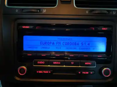 Pièce détachée automobile d'occasion ÉCRAN MULTIFONCTIONS pour VOLKSWAGEN GOLF VI (5K1)  Références OEM IAM 1K0035186AA  