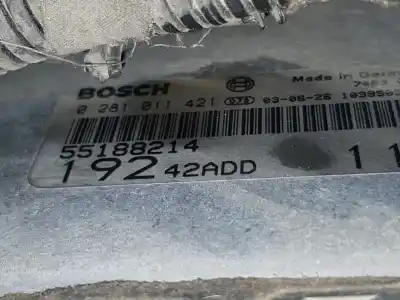 Автозапчасти б/у БЛОК УПРАВЛЕНИЯ ДВИГАТЕЛЕМ за FIAT STILO (192)  ссылки OEM IAM 0281011421 55188214 0281011421