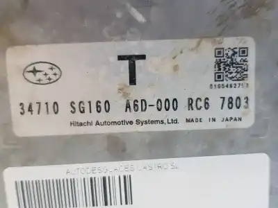 Автозапчастина б/у ебу контролер двигуна для subaru forester (s12/sh) 2.0 sport plus посилання на oem iam 34710sg160  