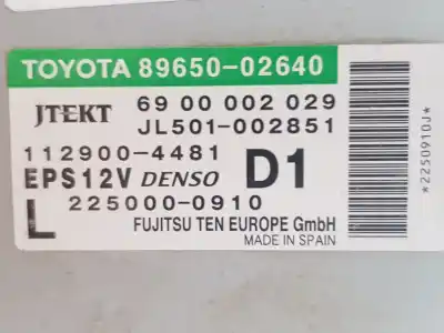 Peça sobressalente para automóvel em segunda mão módulo eletrônico por toyota auris hybrid active referências oem iam 8965002640  8965002640