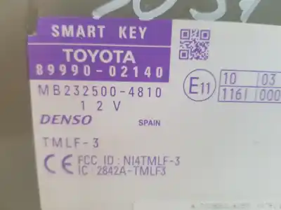 Second-hand car spare part electronic module for toyota auris hybrid active oem iam references 8999002140  8999002140