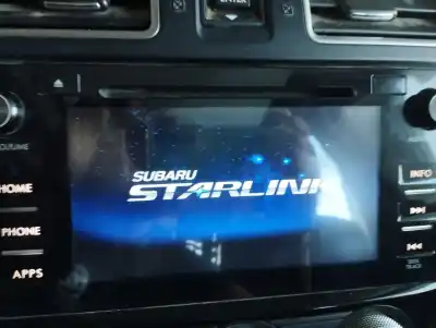 Second-hand car spare part audio system / radio cd for subaru forester (s12/sh) 2.0 sport plus oem iam references 86431sg380  