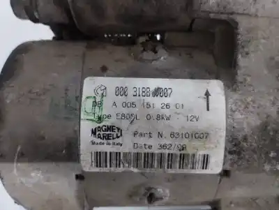 Peça sobressalente para automóvel em segunda mão motor de arranque por smart coupe pure referências oem iam a0051512601  a0051512601