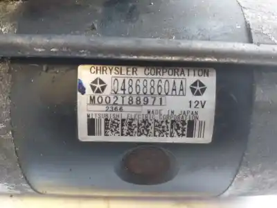 Second-hand car spare part starter motor for chrysler voyager (rg) 2.8 crd cat oem iam references 04868860aa