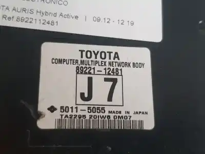 Second-hand car spare part electronic module for toyota auris hybrid active oem iam references 8922112481  8922112481