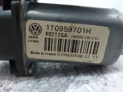 Second-hand car spare part left front window motor for skoda octavia berlina (1z3) active oem iam references 1k0959793j 1k0959793j 