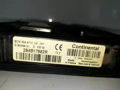 Second-hand car spare part electronic module for renault scenic ii confort expression oem iam references 284b17882r  s180098101