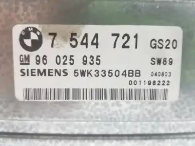 Pezzo di ricambio per auto di seconda mano centralina cambio automatico per bmw serie 3 berlina (e46) 2.0 16v diesel cat riferimenti oem iam 7544721 96025935 7544721