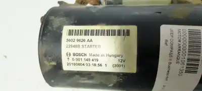 Автозапчастина б/у двигун запускається для jeep compass ii business 4x4 посилання на oem iam 0001149419  56029626aa