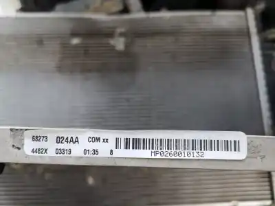 Second-hand car spare part air conditioning condenser / radiator for jeep compass ii business 4x4 oem iam references 68273024aa