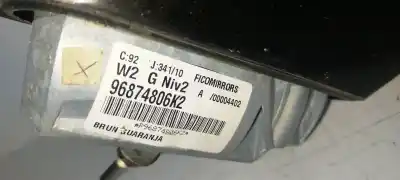Peça sobressalente para automóvel em segunda mão espelho retrovisor esquerdo por peugeot 508 access referências oem iam 96874806k2  
