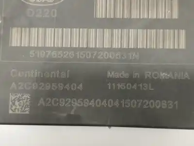 Gebrauchtes Autoersatzteil steuergerät airbag zum ford ka (ccu) trend + oem-iam-referenzen a2c92959404 a2c92959404 