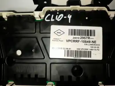 Peça sobressalente para automóvel em segunda mão quadrante por renault clio iv authentique referências oem iam 248102957r  