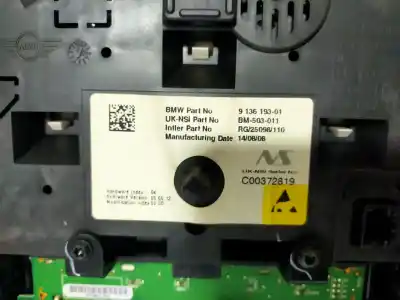 Peça sobressalente para automóvel em segunda mão quadrante por bmw mini (r56) cooper referências oem iam 913619301  