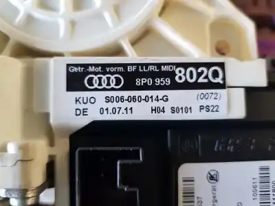 Автозапчасти б/у мотор стекла переднего правого за audi a3 (8p) 1.6 tdi ambiente ссылки oem iam 8p0959802q