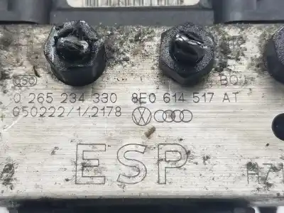 Peça sobressalente para automóvel em segunda mão abs por audi a4 berlina (8e) 2.0 tdi 16v (103kw) referências oem iam 0265234330 8e0614517at 8e0614517at