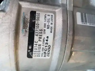 Peça sobressalente para automóvel em segunda mão compressor de ar condicionado a/a a/c por audi a4 berlina (8e) 2.0 tdi 16v (103kw) referências oem iam 4371005650