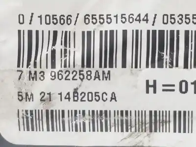Second-hand car spare part fuse box unit for volkswagen sharan (7m6/7m9) 2.0 tdi oem iam references 7m3962258am s120042300d 7m3962258am