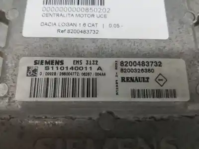 Автозапчасти б/у блок управления двигателем за dacia logan 1.6 ссылки oem iam 8200483732 8200326380 8200483732