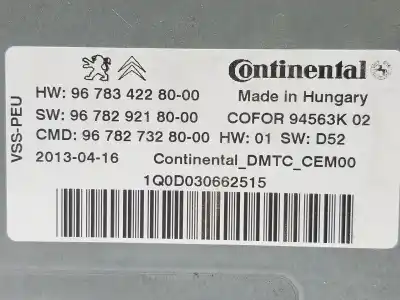 Second-hand car spare part start/stop control unit for peugeot 308 active oem iam references 9678342280 9678273280 9678342280