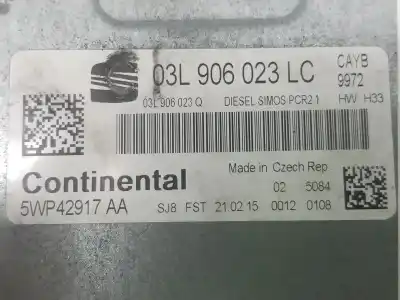 Second-hand car spare part ecu engine control for seat ibiza (6j5) reference oem iam references 03l906023lc  03l906023lc