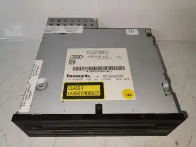 Second-hand car spare part audio system / radio cd for audi q7 (4l) 3.0 tdi v6 advance quattro (176kw) oem iam references 4e0910110l  4e0035110a