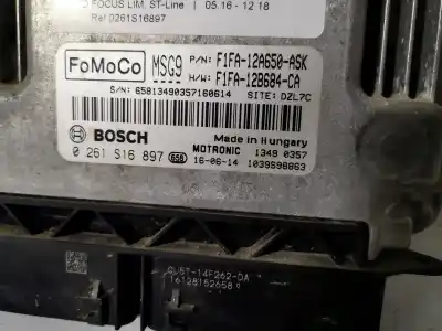 Second-hand car spare part ecu engine control for ford focus lim. st-line oem iam references 0261s16897  