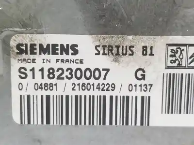 Pièce détachée automobile d'occasion calculateur moteur ecu pour citroen c5 berlina 2.0 hpi exclusive références oem iam 9645064580  9645064580