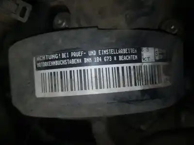 Pièce détachée automobile d'occasion moteur complet pour volkswagen polo (9n3) 1.4 tdi références oem iam bnm  