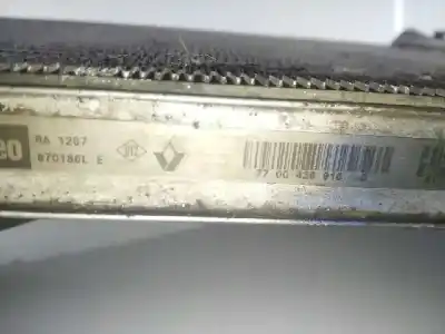 Pezzo di ricambio per auto di seconda mano radiatore d acqua per renault clio ii fase i (b/cb0) 1.5 dci (b/cb08) riferimenti oem iam 7700436916 870186l 7700436916