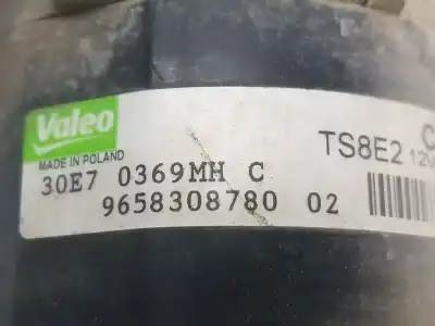 Peça sobressalente para automóvel em segunda mão motor de arranque por citroen c3 1.1 collection referências oem iam 9658308780  9658308780