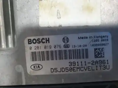 Second-hand car spare part ecu engine control for kia cee´d business oem iam references 0281019076  391112a961