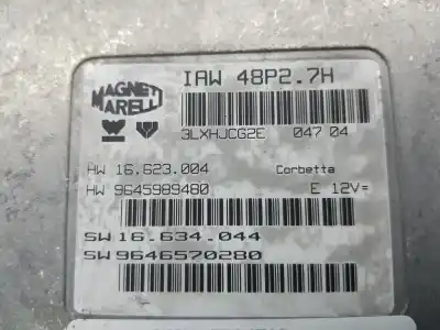 Second-hand car spare part ecu engine control for citroen c2 audace oem iam references 9646570280  9646570280
