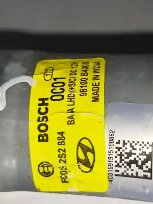 Peça sobressalente para automóvel em segunda mão motor do limpa para brisas por hyundai i10 go referências oem iam 98100b4000  f00s2s2884