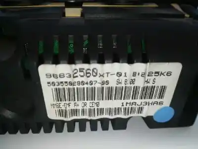 Second-hand car spare part multifunction display for citroen c3 1.1 collection oem iam references 96632560xt  96632560xt