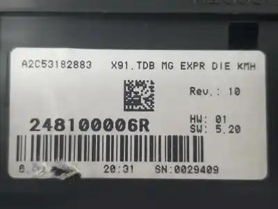 Peça sobressalente para automóvel em segunda mão quadrante por renault laguna iii authentique referências oem iam 248100006r  248100006r