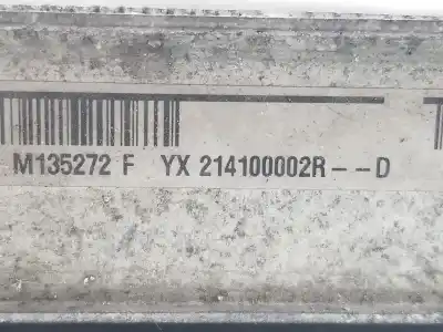 Pezzo di ricambio per auto di seconda mano radiatore d acqua per renault scénic iii (jz0/1_) 1.5 dci riferimenti oem iam 214100002r  214100002r