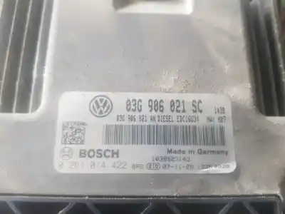 Peça sobressalente para automóvel em segunda mão centralina de motor uce por seat leon (1p1) 1.9 tdi referências oem iam 03g906021sc