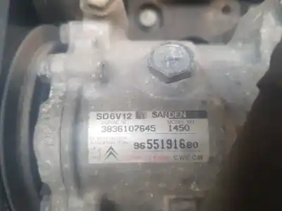 Pezzo di ricambio per auto di seconda mano COMPRESSORE ARIA CONDIZIONATA per CITROEN C3 PLURIEL (HB_)  Riferimenti OEM IAM 9655191680 9655191680 1450