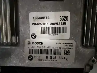 Second-hand car spare part ecu engine control for mini countryman (r60) one d oem iam references 0281018991 75548572 8519633